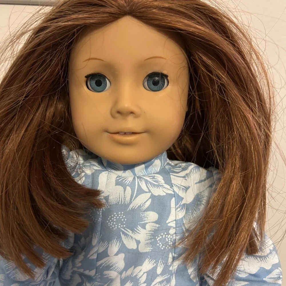 PLEASANT COMPANY American Girl 18" Doll with Homemade Dress - Picture 3 of 11